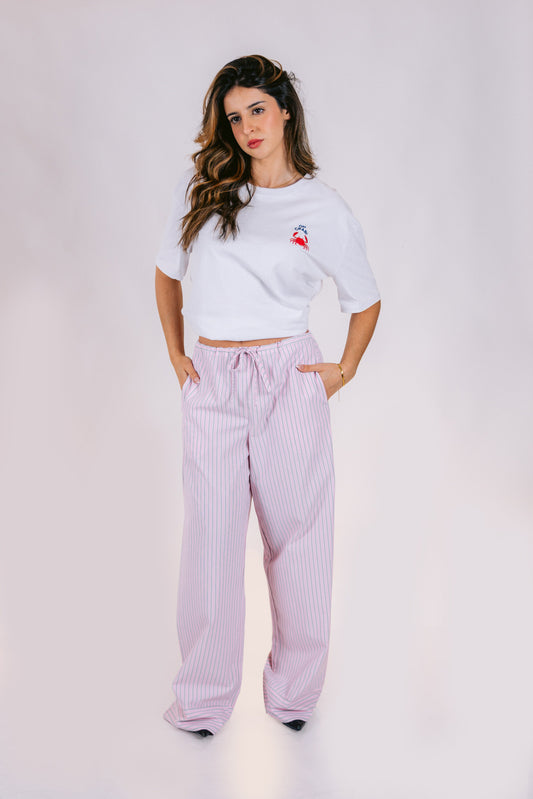 Pink Striped Pantaloons