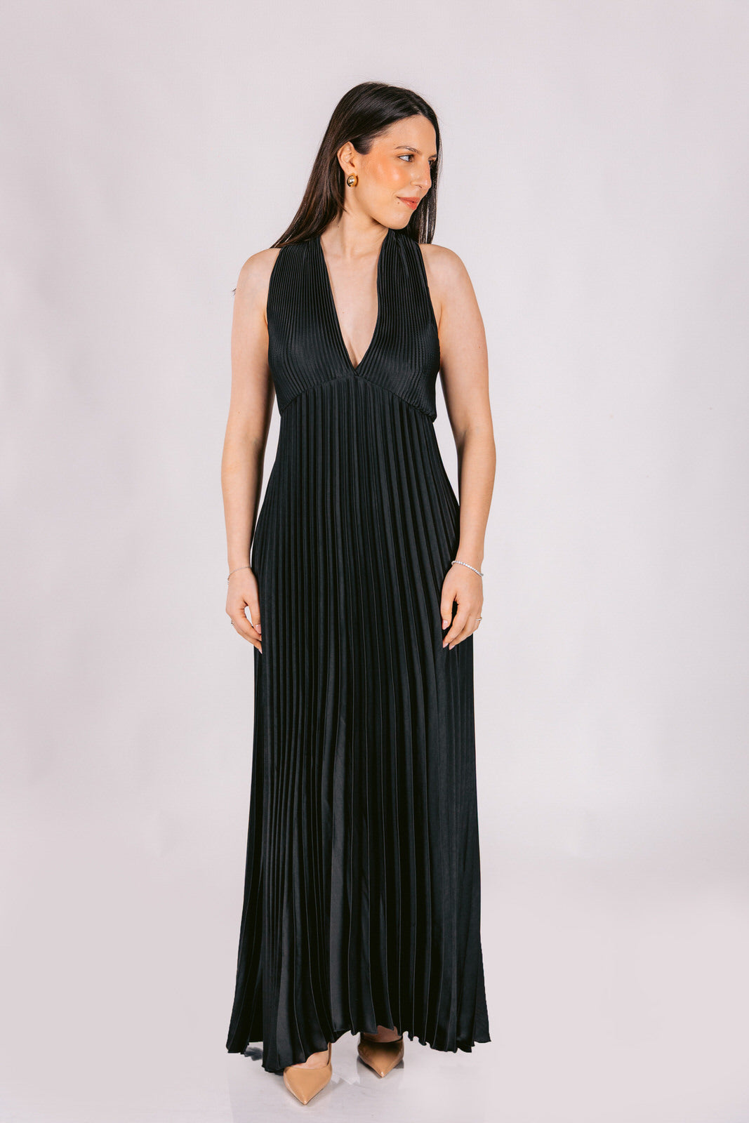 Barcelona Pleated Dress